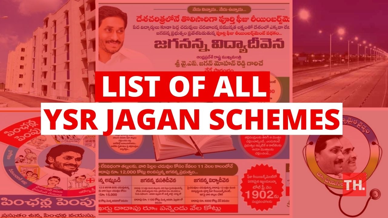 all ap Government schemes of YSR Jagan