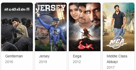 Nani Complete Movies List In Telugu