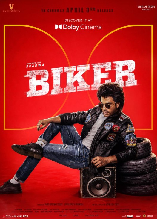 Sharwanand’s Biker Set for Grand Paid Premieres